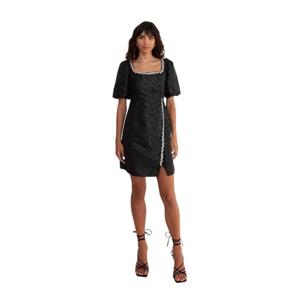 Lovedrobe Womens/Ladies Jacquard Party Shift Dress / Black